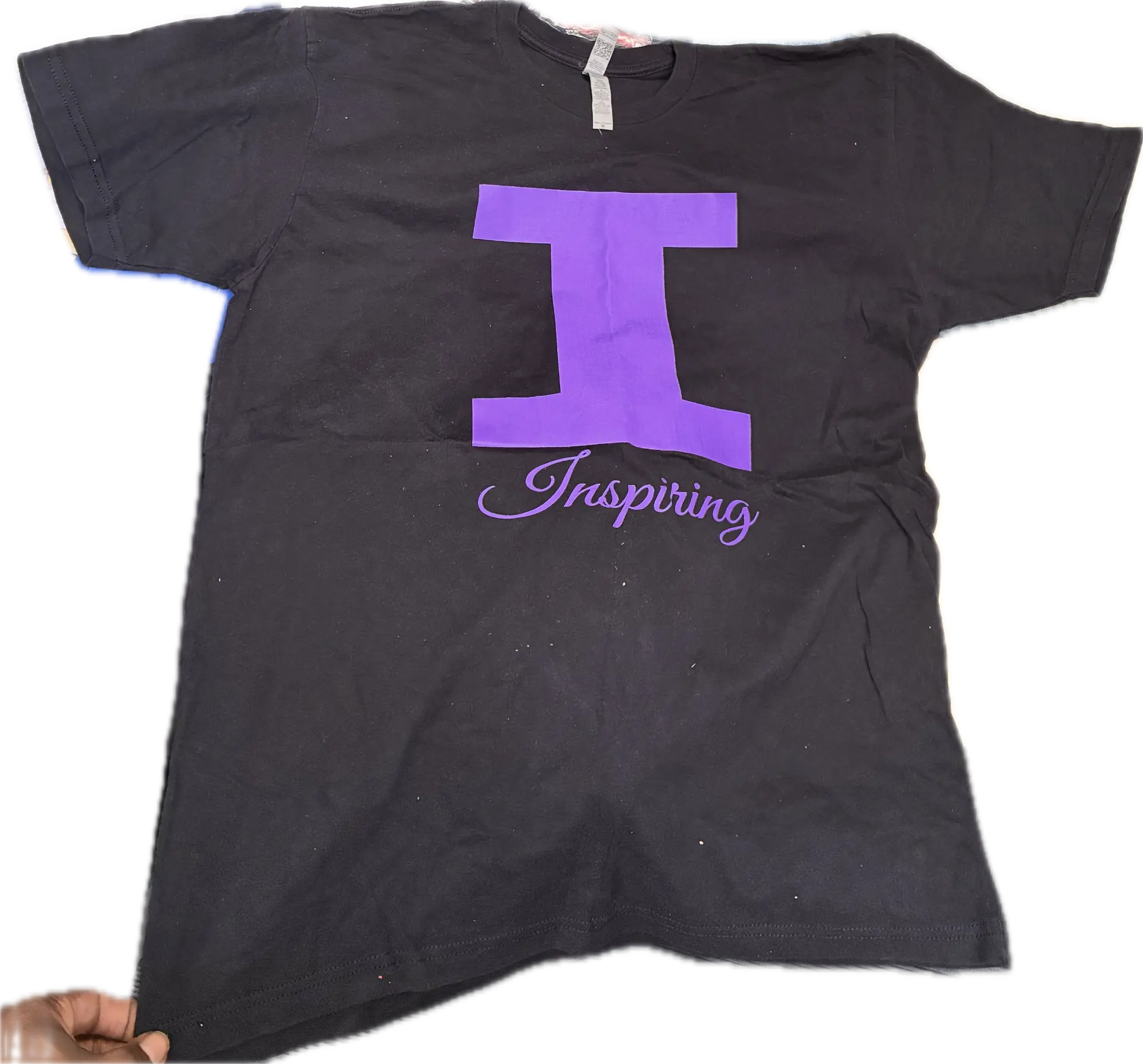 Inspiring Graphic Tee – Black
