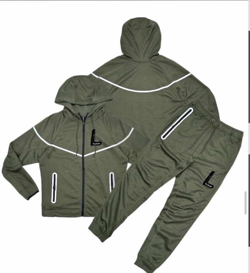 LPO Tech Tracksuit – Olive