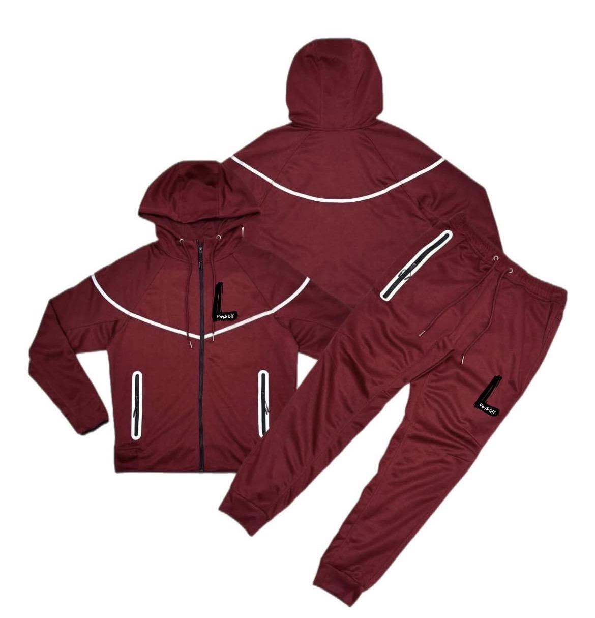 LPO Tech Tracksuit – Maroon