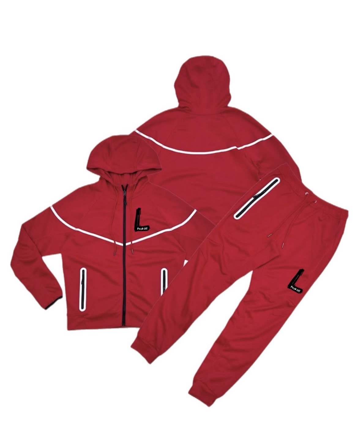 LPO Tech Tracksuit – Red