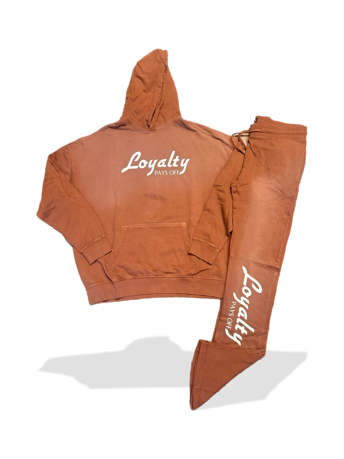 Brown Core Hoodie & Jogger Set